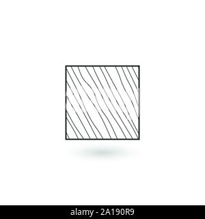 Linear abstract wavy lines Geometric identity Logo Design Template . Stock Vector illustration isolated on white background Stock Vector