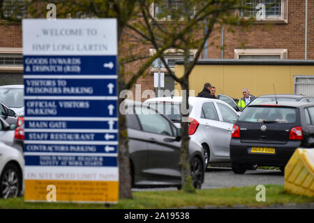 A general view of HMP Long Lartin, near Worcester, where order has been restored after a siege at the prison last night, when a group of inmates took over part of a building, the Ministry of Justice said. Stock Photo