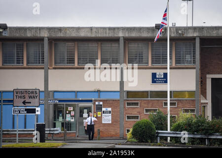 A general view of HMP Long Lartin, near Worcester, where order has been restored after a siege at the prison last night, when a group of inmates took over part of a building, the Ministry of Justice said. Stock Photo