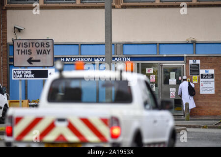 A general view of HMP Long Lartin, near Worcester, where order has been restored after a siege at the prison last night, when a group of inmates took over part of a building, the Ministry of Justice said. Stock Photo