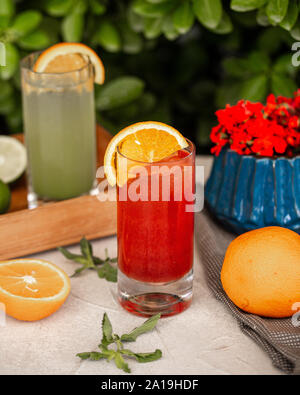 Freshly squeezed grapefruit smoothie Stock Photo