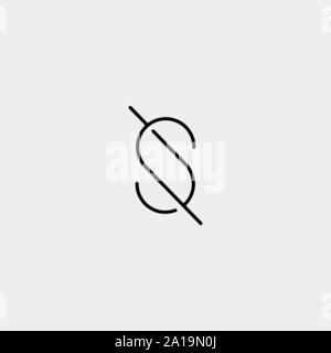 Letter S SS Logo Design Simple Vector Stock Vector