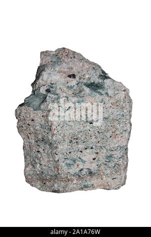 Agglomerate - pyroclastic igneous rock with larger lava