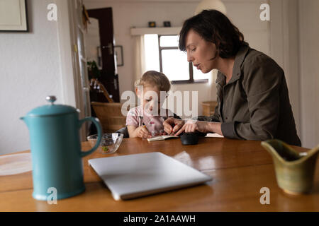 Mother and her baby enjoying time together Stock Photo