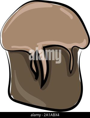 Easter cake, illustration, vector on white background. Stock Vector