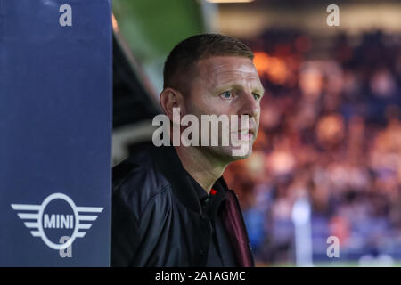 Luton, UK. 07th June, 2019. Graeme Jones (Manager) of Luton Town during the Carabao Cup match between Luton Town and Leicester City at Kenilworth Road, Luton, England on 24 September 2019. Photo by David Horn. Credit: PRiME Media Images/Alamy Live News Stock Photo