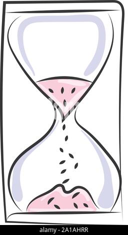 Sand hourglass vector icon on white background Stock Vector Image & Art ...