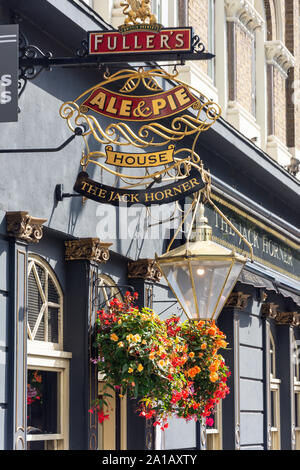 The Jack Horner Pub, Tottenham Court Road, Fitzrovia, London Borough of Camden, Greater London, England, United Kingdom Stock Photo