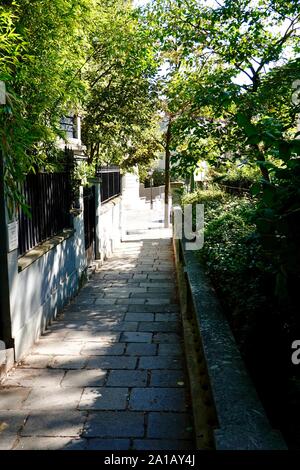 The Streets Of Paris Are Empty At Montmartre In Paris, On March On 18 