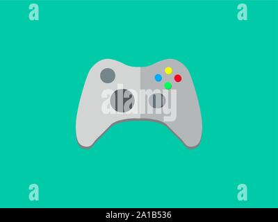 Joystick, illustration, vector on white background. Stock Vector