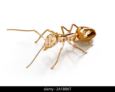 3D illustration of ant Stock Photo