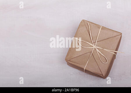 Brown packaging paper box Stock Photo