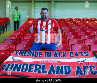 Newcastle United fans before the Carabao Cup final at Wembley Stadium ...