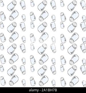 Salt wallpaper, illustration, vector on white background. Stock Vector