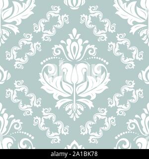 Orient Seamless White Vector Background Stock Vector