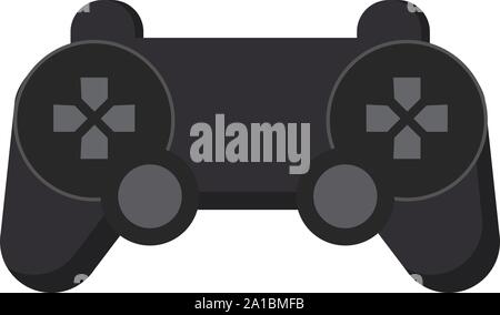 Game controler, illustration, vector on white background. Stock Vector