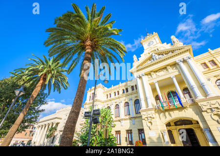 Malaga, Spain City Hall Stock Photo