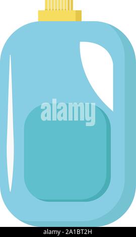 Laundry detergent, illustration, vector on white background. Stock Vector