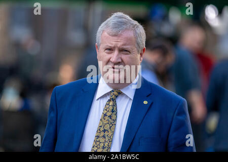 London UK 25th Sept. 2019 Politicians and commentators in Westminster after the recall of Parliament Ian Blackford MP, leader of the Scottish Nationalists in Westminster Credit Ian DavidsonAlamy Live News Stock Photo