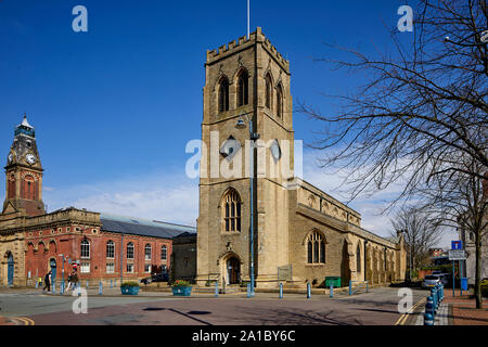 Holy Trinity & Christ Church in Stalybridge, Tameside Stock Photo