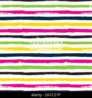 Colorful stroks seamless pattern vector background Stock Vector