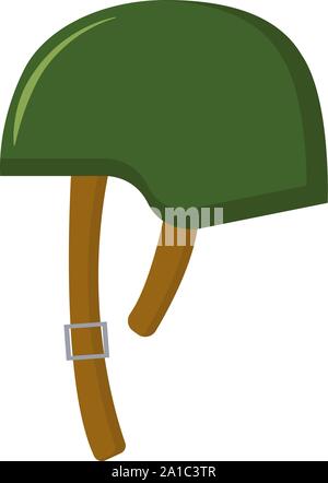 Army hat, illustration, vector on white background. Stock Vector