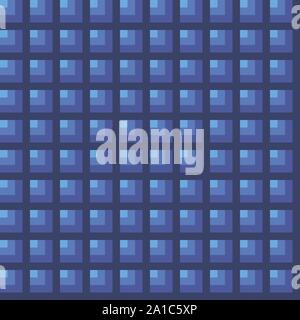 Squares floor seamless pattern blue colors. Vector illustration Stock Vector