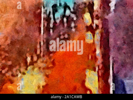 Macro artwork part, oil paint background, close up art fragment, unique grunge texture in HQ, modern hand drawing pattern for designed original produc Stock Photo