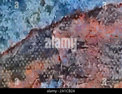 Macro artwork part, oil paint background, close up art fragment, unique grunge texture in HQ, modern hand drawing pattern for designed original produc Stock Photo