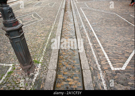 Freiburg im Breisgau, Freiburger Bächle Stock Photo