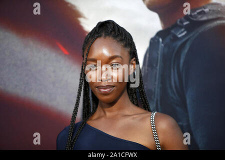 'Angel Has Fallen' Premiere at the Village Theater on August 20, 2019 in Westwood, CA Featuring: Jessica Allain Where: Westwood, California, United States When: 21 Aug 2019 Credit: Nicky Nelson/WENN.com Stock Photo