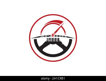 Car automotive logo vector illustration, Auto Car Logo, Car logo in simple line graphic design template vector, Car automotive logo template Stock Vector