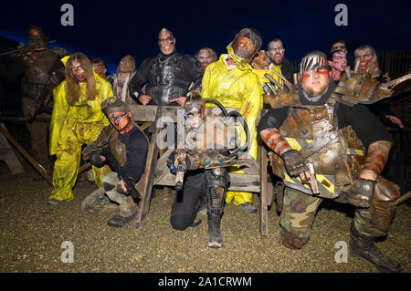 Halloween. 25th Sep, 2019. Rust, Germany - September 25, 2019: Europa-Park, Horror Nights -Traumatica at Halloween. Scary Monster Show | usage worldwide Credit: dpa/Alamy Live News Stock Photo