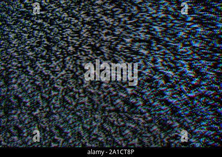 Glitch style, Abstract LED screen glitch pattern background. Stock Photo