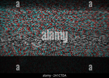 Glitch style, Abstract LED screen glitch pattern background. Stock Photo