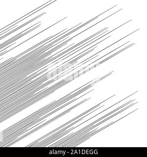 Oblique, diagonal dynamic lines pattern. Straight parallel skew stripes illustration. Slope, asymmetric lineal, linear element. Stock Vector