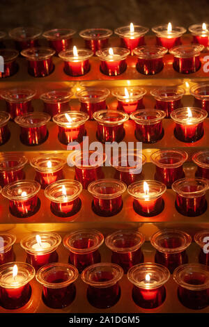 Church Candles Stock Photo