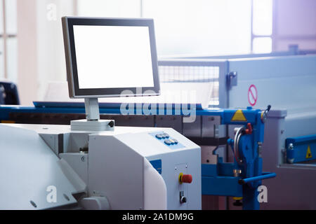 Automatic machine control panel at a smart factory Stock Photo - Alamy