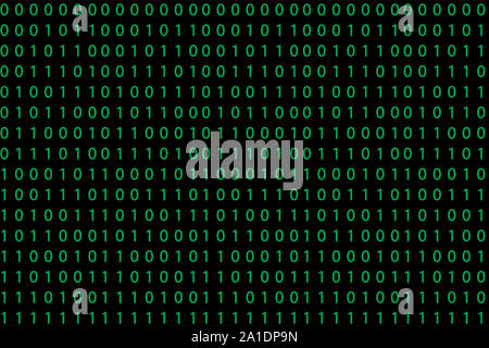 Pattern with binary code Stock Photo