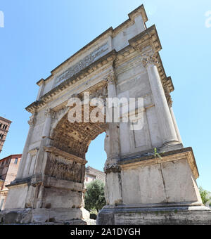 The Arch of Titus, Rome - Italy Stock Photo