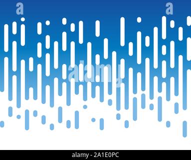 Halftone transition pattern background. Irregular rounded lines. Vector illustration. Stock Vector
