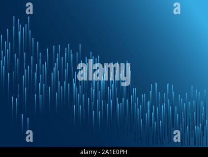 Abstract background with lines. Lines composed of glowing backgrounds. Vector illustration. Stock Vector