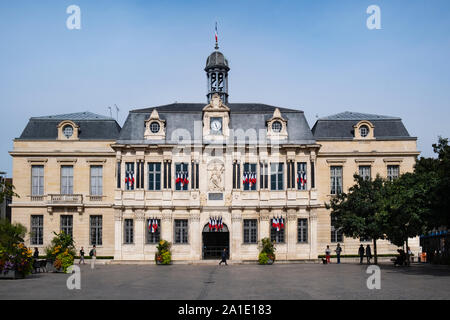 Troyes, France; 8th September 2019 - Troyes town hall Stock Photo