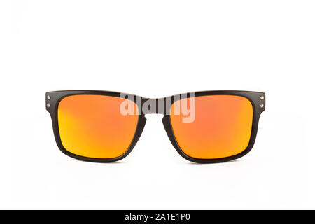 Sunglasses, front view isolated on white background Stock Photo