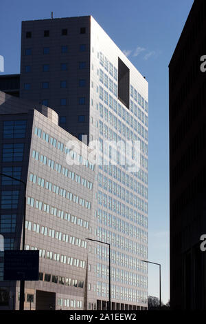 THE HAGUE - Exterior of the former ICC (International Criminal Court) in the Binckhorst area. Stock Photo