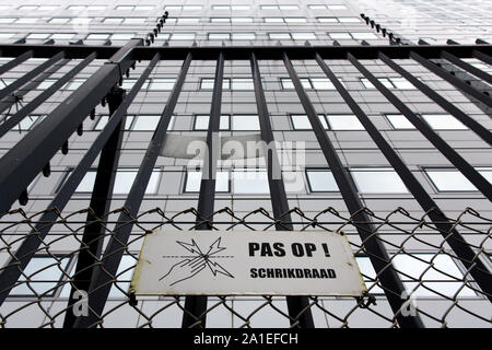 THE HAGUE - Exterior of the former ICC (International Criminal Court) in the Binckhorst area. Stock Photo