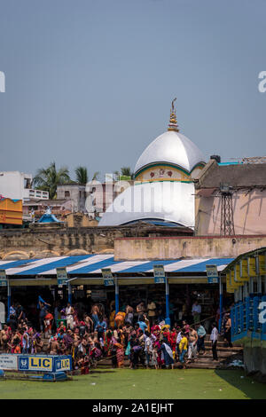 Tarakeswar, India – April 21 2019; Baba Taraknath Temple is a Hindu temple dedicated to god Shiva. It is on the spot in the town of Tarakeswar, West B Stock Photo