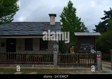 Camping park Retiro da Fraguinha, located in Gardunha mountains Stock Photo