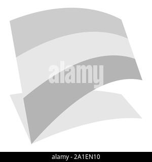 3 color (tricolor) flag template Stock Vector