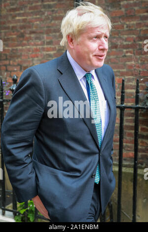 Boris Johnson, Prime Minister, former Foreign Secretary, Conservative MP for Uxbridge and South Ruislip, previously Mayor of London. Stock Photo